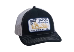 Goat Roping Hat- Black/Khaki