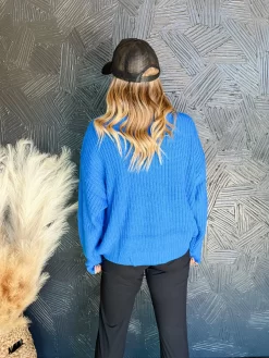 Stay Cozy Roomy Wide Sleeve Turtle Neck Knit Sweater- Blue -Fashion Clothing Store 06080687e8a958c7da5044564f38147b scaled