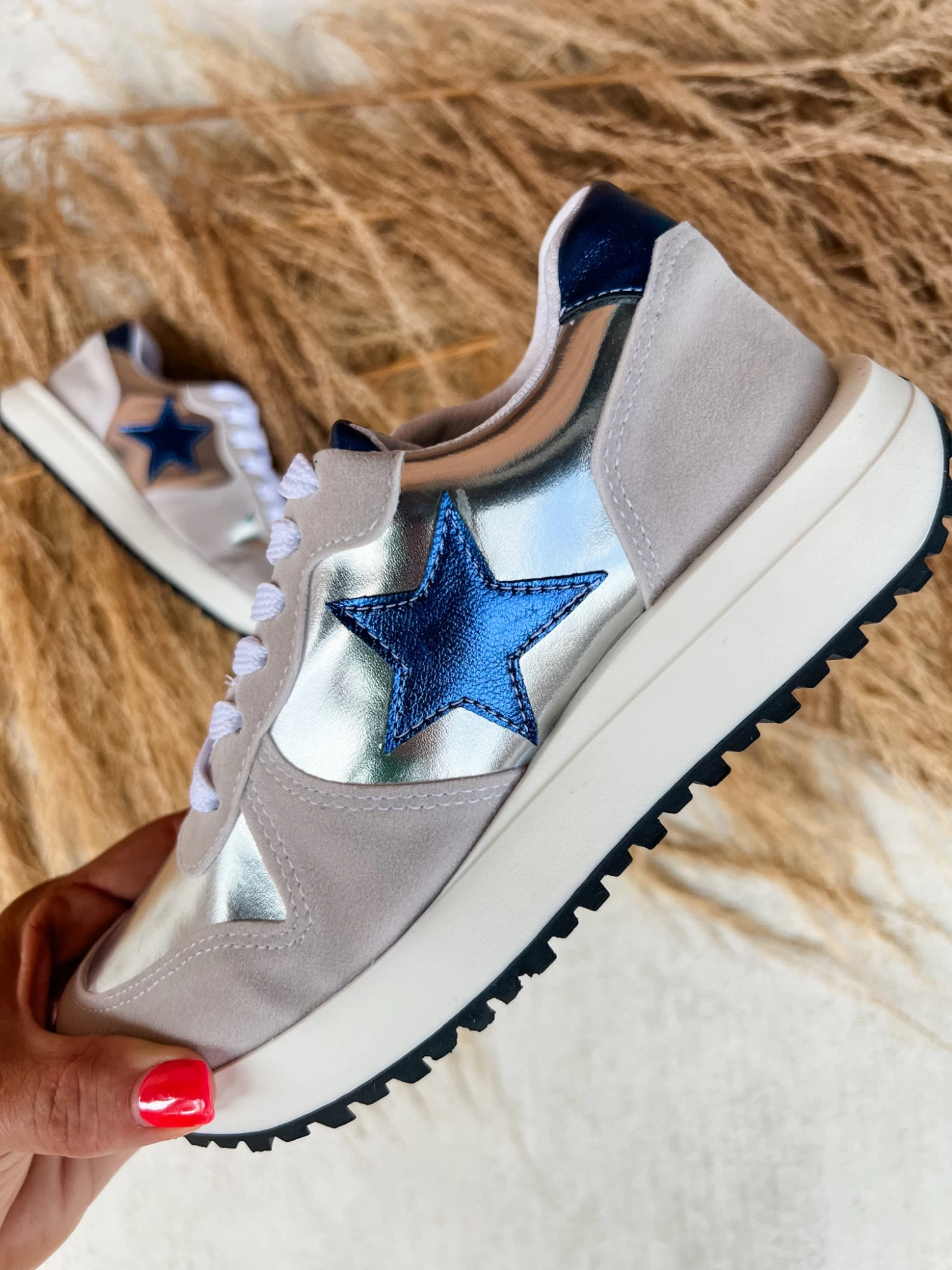 Ace 4 Sneakers- Blue 3 Ace 4 Sneakers- Blue - Image 3