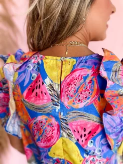 In The Heat Of Summer Ruffle Sleeve Top -Fashion Clothing Store 07fed258c1e0beda3595c6a8ee69dd3c scaled