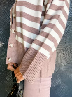 Order To Chaos Oversized Striped Cardigan- Mocha -Fashion Clothing Store 0842edd78729d5b63d316f19a774e7a9 scaled