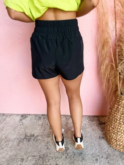 Ellie High Band Elastic Shorts- Black -Fashion Clothing Store 0880a716a0f800d3f7e35b783165d9b7 scaled