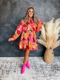 Let's Gather Together Tiered Dress