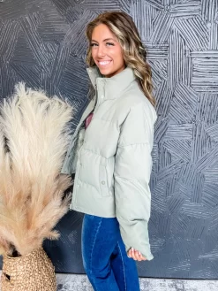 My Heart Is Full Puff Jacket- Sage -Fashion Clothing Store 0b478d85118cccf12f200d6defc8508f scaled