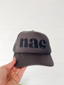 Nac Foam Hat- Grey/Black