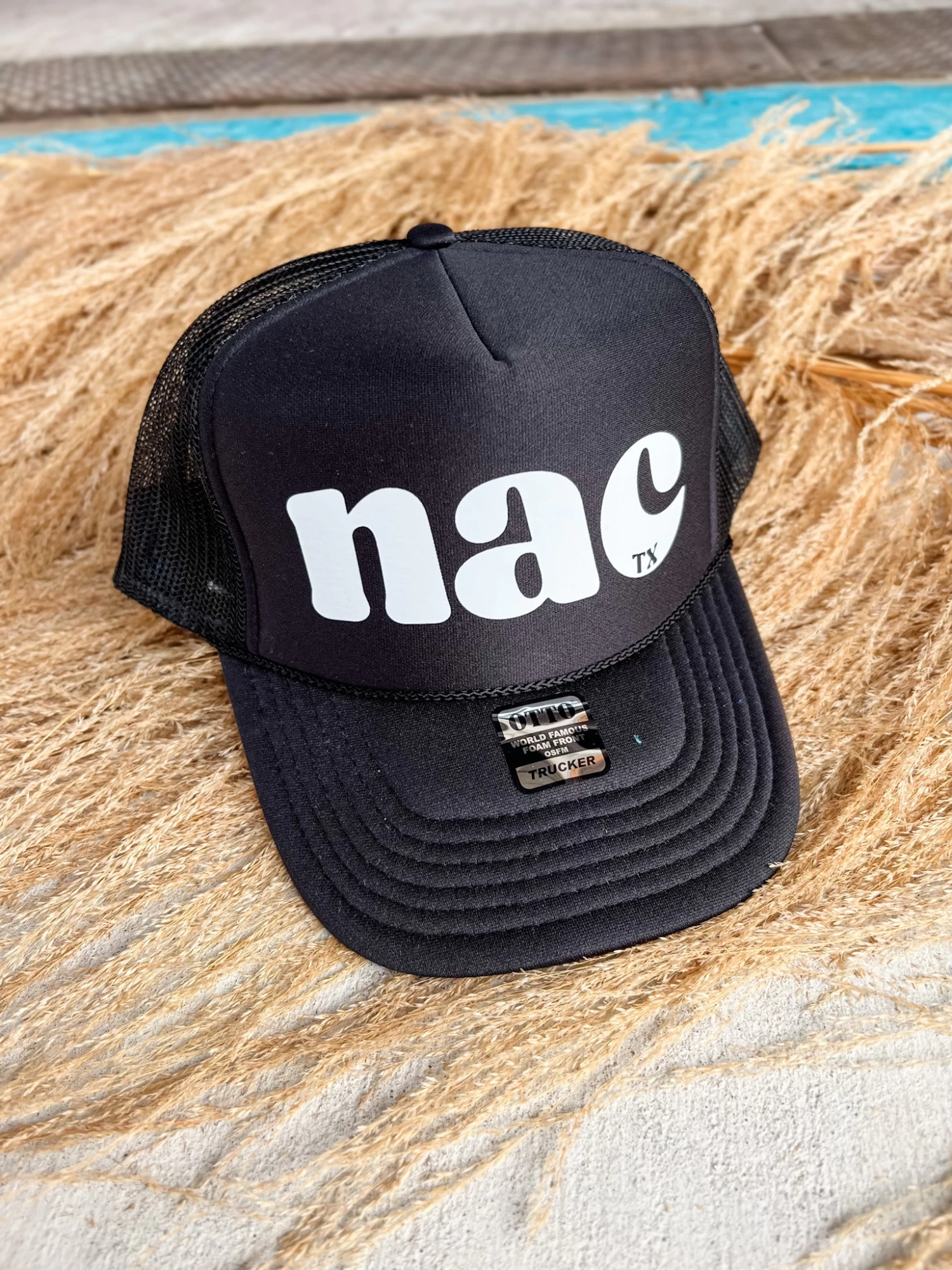 NAC TX Foam Hat- Black 1 NAC TX Foam Hat- Black
