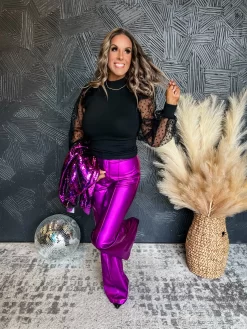 Fit's Like A Glove Polka Dot Tulle Top