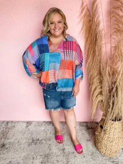 Easy Does It Mixed Print Top -Fashion Clothing Store 1672d66813f8911c9251f0ccea42b586 scaled