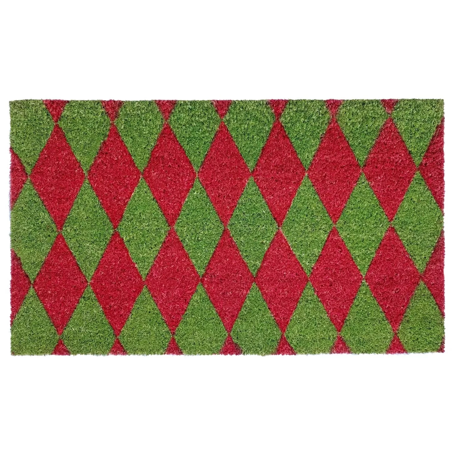 Christmas Argyle Doormat 1 Christmas Argyle Doormat