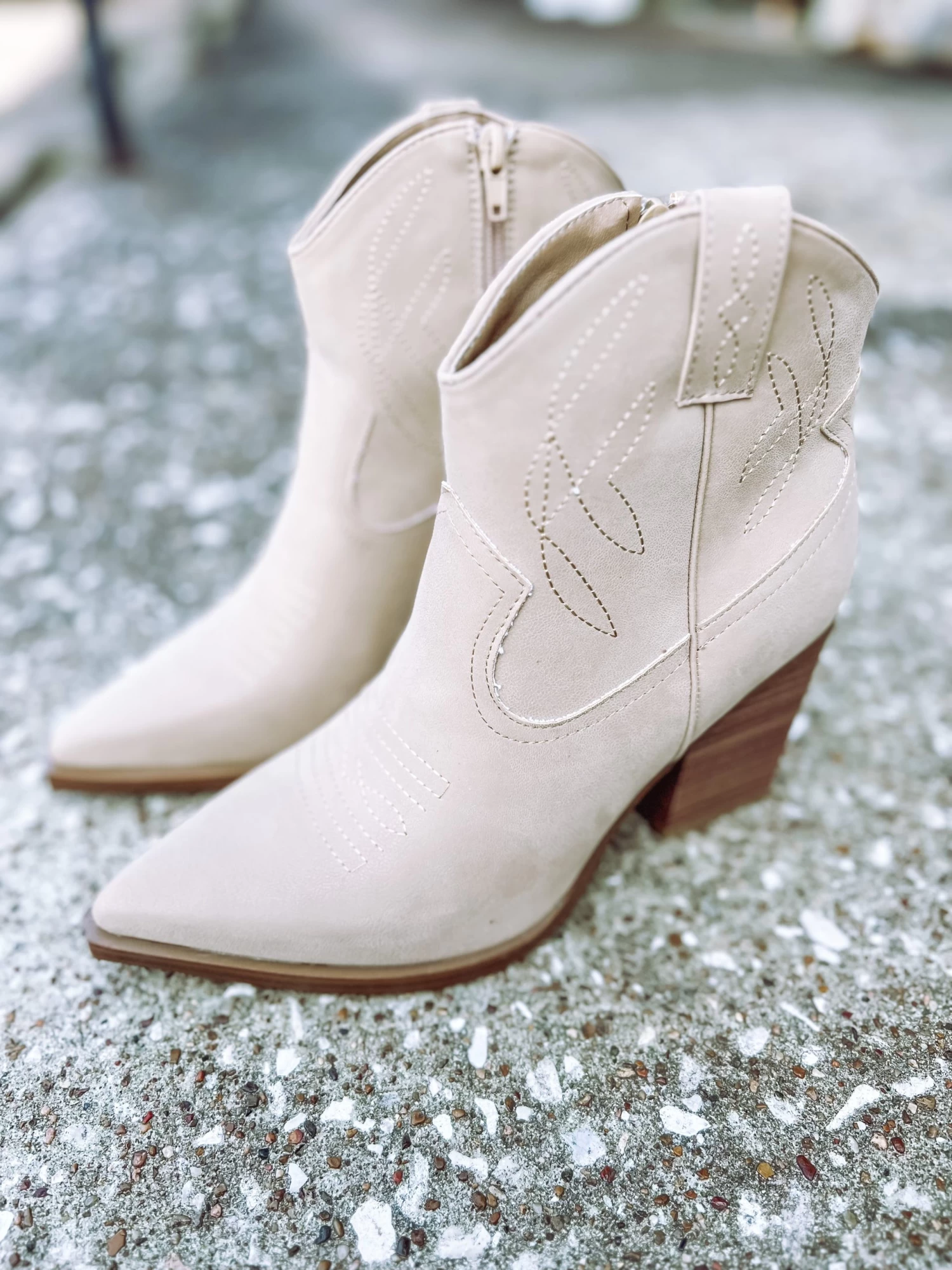 MIA Sawyer Bootie- Natural 4 MIA Sawyer Bootie- Natural - Image 4