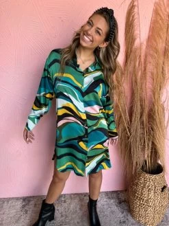 Making Moves Groovy Satin Dress -Fashion Clothing Store 2010a1cfdd9dc3e29fa752418194f8d7