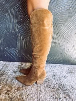 Clara Knee High Boots- Brown -Fashion Clothing Store 2232de80365cdaa2950c8aa7e08efc7d