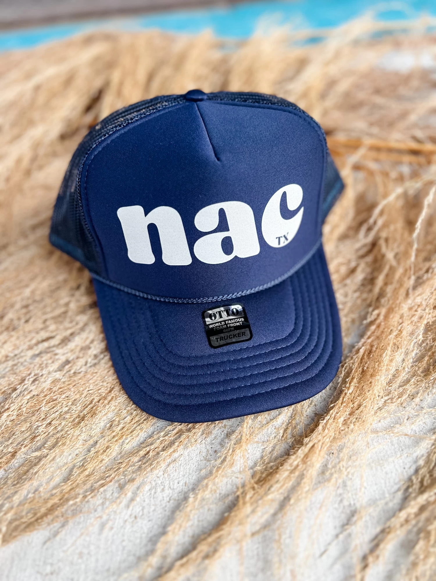NAC TX Foam Hat- Navy 2 NAC TX Foam Hat- Navy - Image 2
