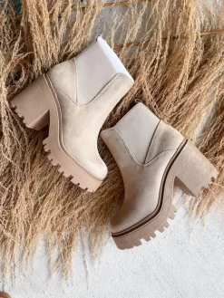 Trinity Booties- Tan