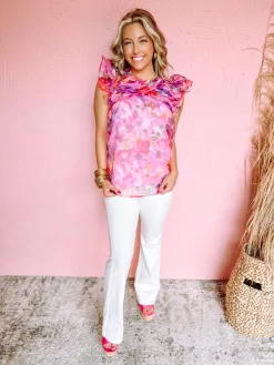 You Go Girl Cap Sleeve Top