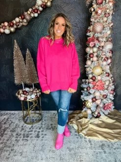 We Think Alike Mock Neck Sweater -Fashion Clothing Store 26fd921a765acf8aba27061ab249b089