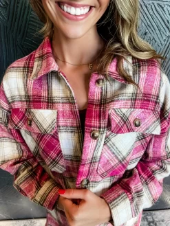 Break The Cycle Plaid Shacket- Magenta -Fashion Clothing Store 290c9beb806c34a29787200e3d9e3c51 scaled
