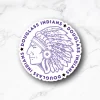 Douglass Indians Logo Sticker