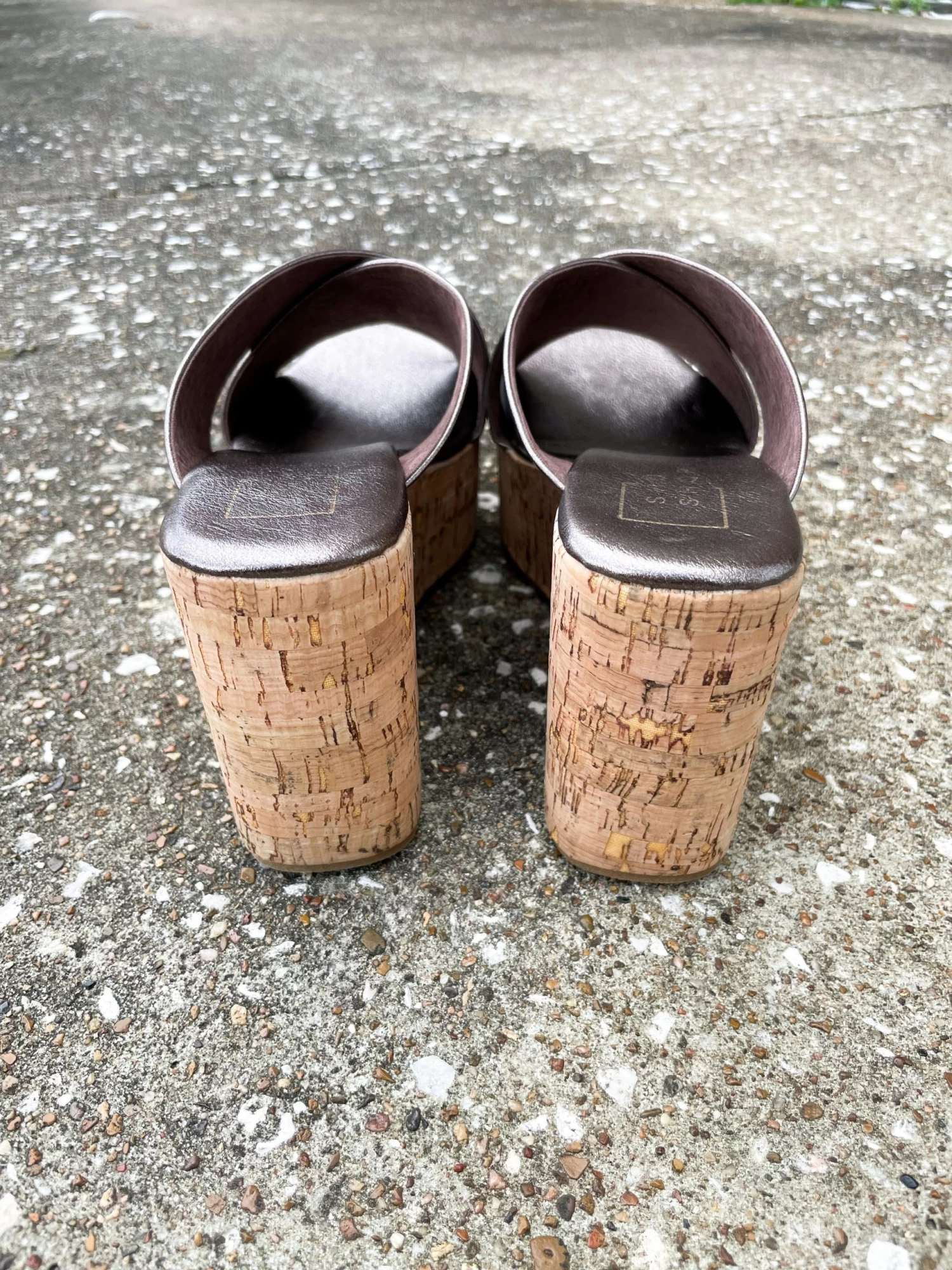 Ludovica Criss Cross Sandal- Gunmetal 5 Ludovica Criss Cross Sandal- Gunmetal - Image 5