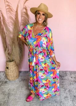 Sweet Surprise Tassel Tie Maxi Dress