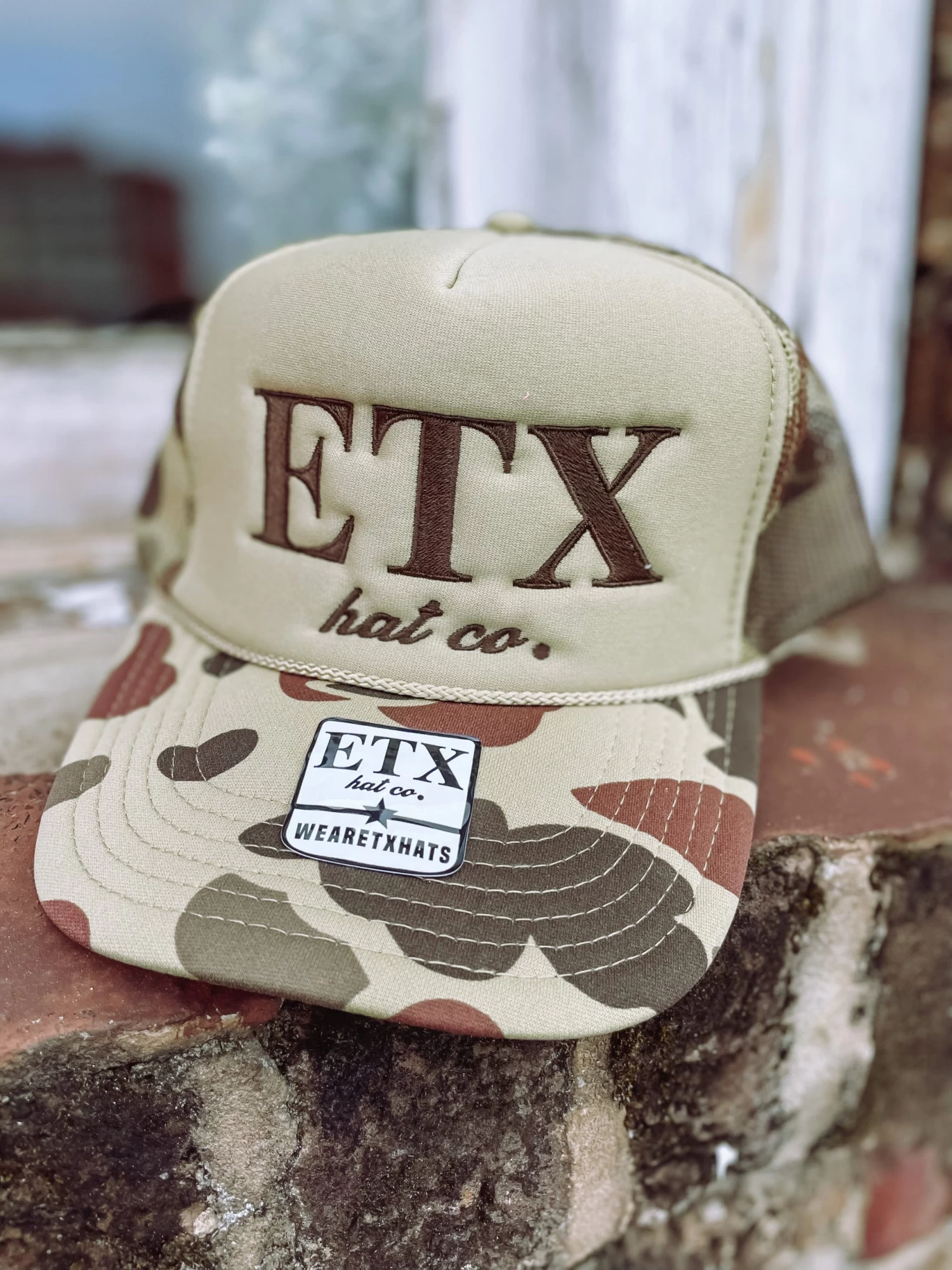 Retro ETX Foam Trucker Hat- Duck Camo 2 Retro ETX Foam Trucker Hat- Duck Camo - Image 2