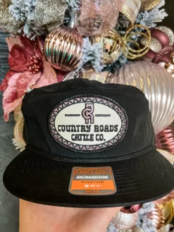 CRCC Flat Bill Cap- Black