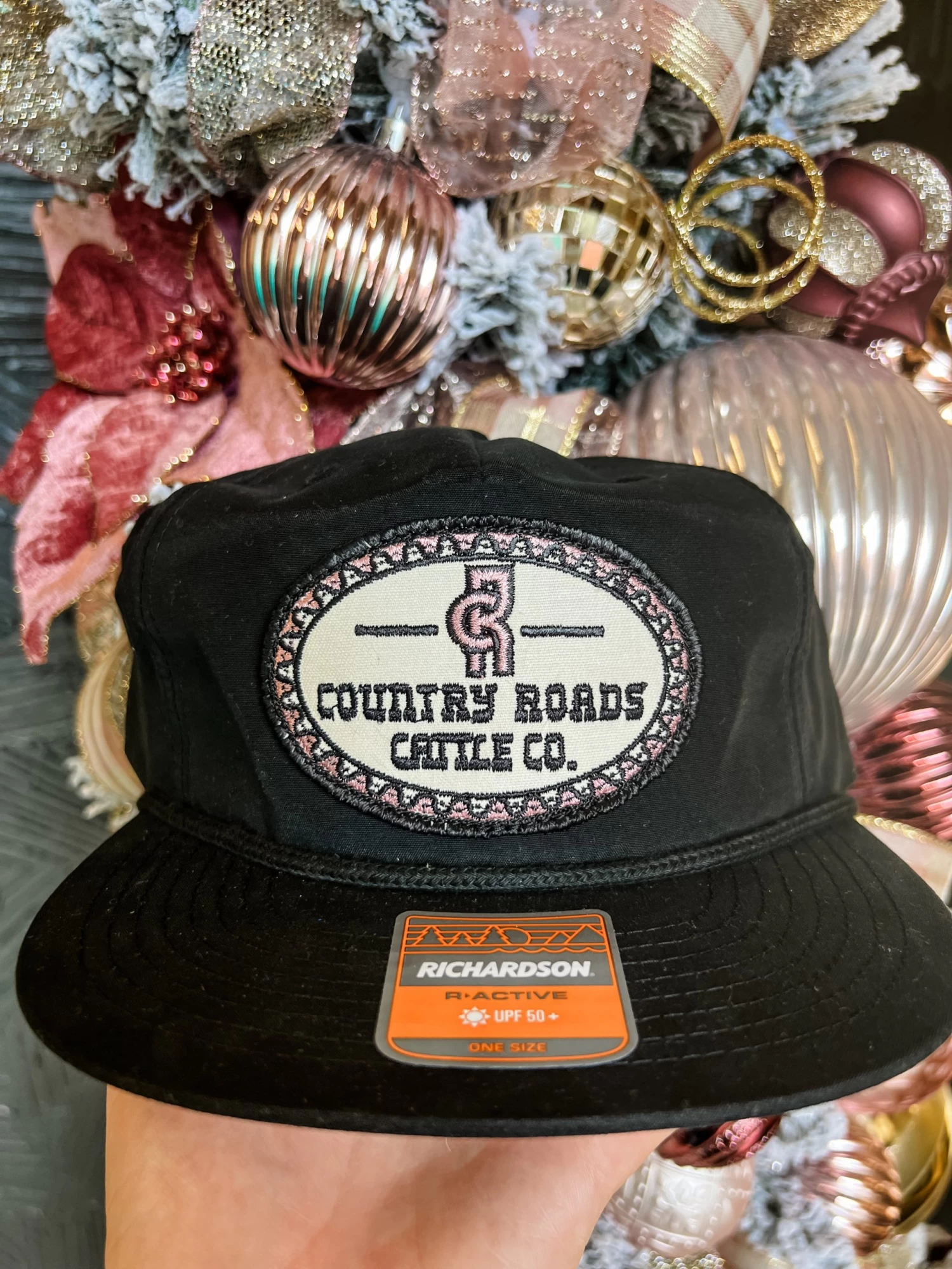 CRCC Flat Bill Cap- Black 1 CRCC Flat Bill Cap- Black