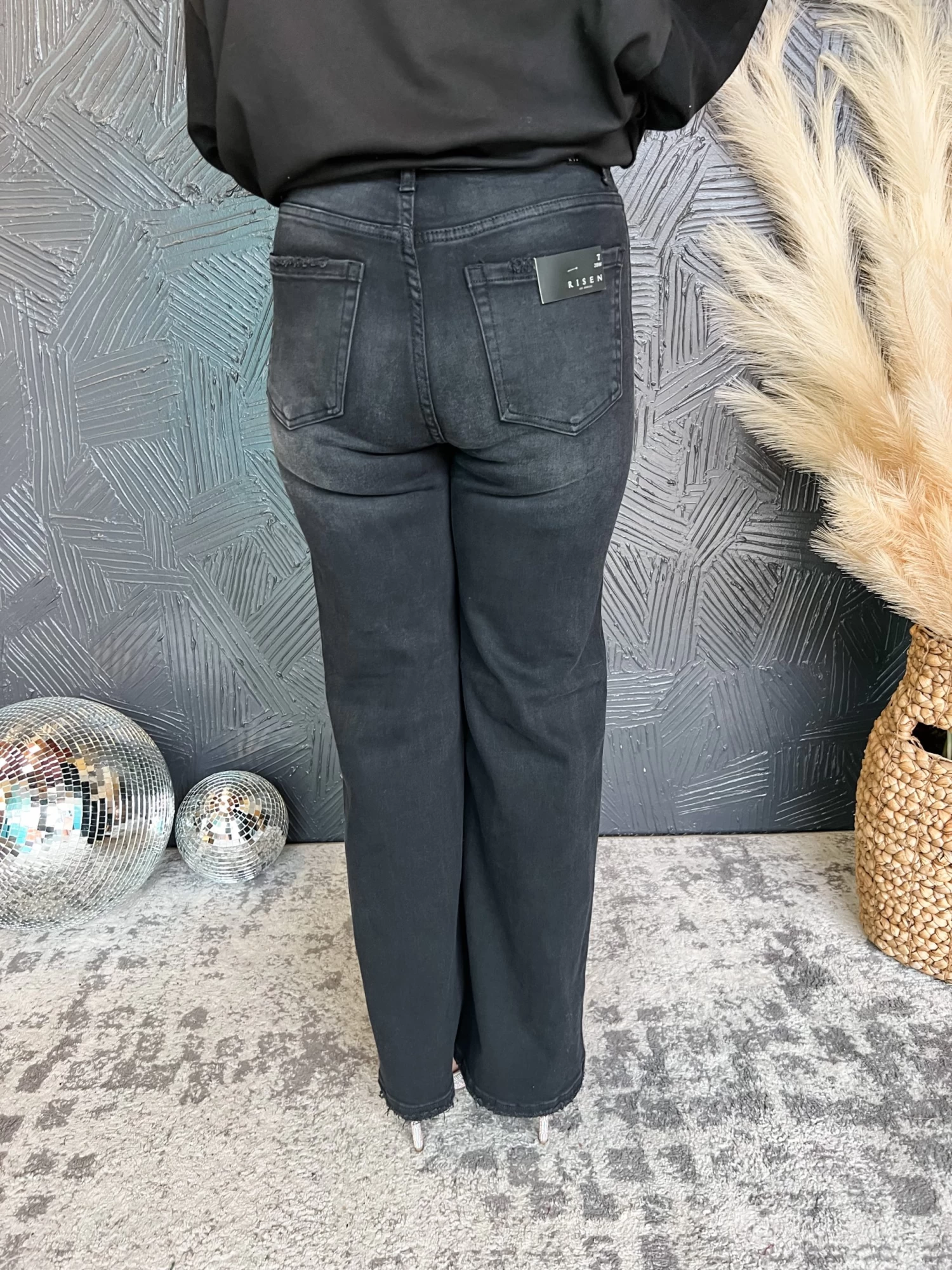 Do The Right Thing High Rise Wide Leg Jeans 3 Do The Right Thing High Rise Wide Leg Jeans - Image 3