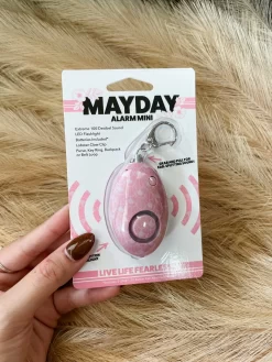 Mayday Alarm Key Chain- Pink