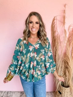 Sweet Retreat Floral Top