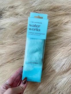 Lemon Lavender Make-up Removing Towel- Turquoise