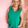 Good Days Ahead Hi Low Tank- Green
