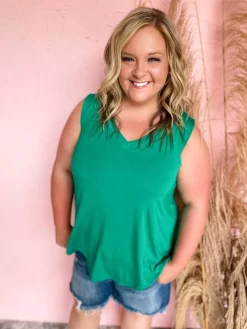 Good Days Ahead Hi Low Tank- Green