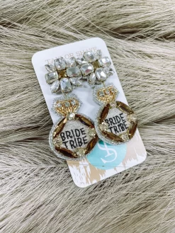 Lindsey Beaded Bride Tribe Earrings