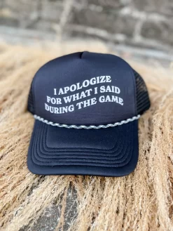 During The Game Foam Hat