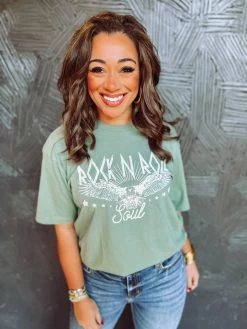 Rock N Roll Soul- Olive -Fashion Clothing Store 3e1eeb81b8dc95ad050bc4a60b996bd0