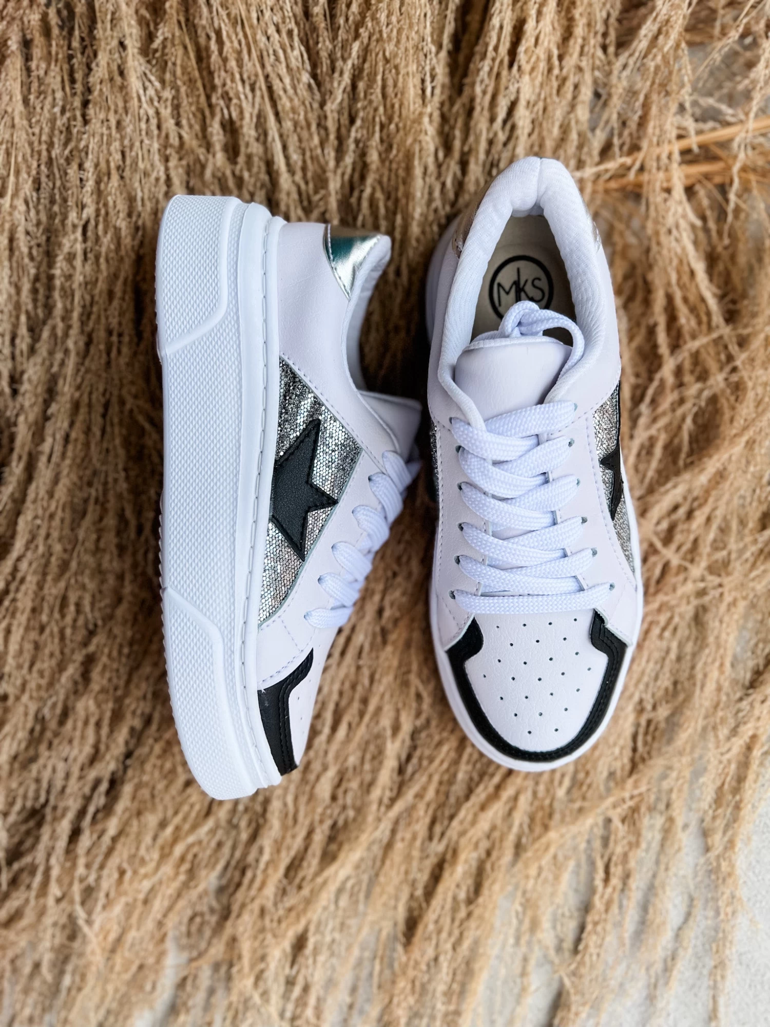 Aria 28 Sneakers- Black Pewter 1 Aria 28 Sneakers- Black Pewter