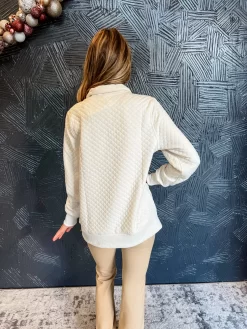 Comfy Cozy Feels Quilted Pullover With Snap Detail- Ivory -Fashion Clothing Store 40cdafef9dde9a6f9ac7bd4b86550618 04404b26 5e8c 4fbb beab 9fafd3908db8 scaled