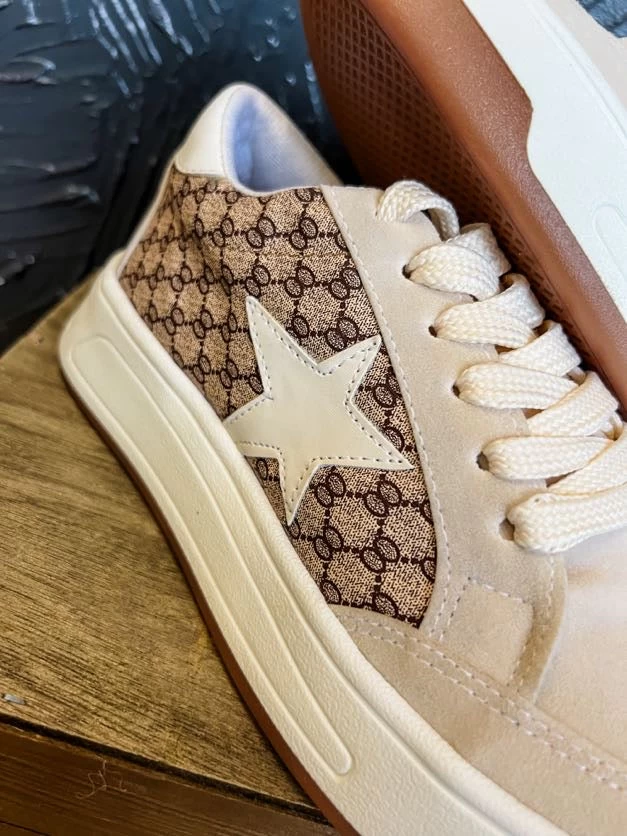 Gaby 5 Sneakers- Nude 2 Gaby 5 Sneakers- Nude - Image 2