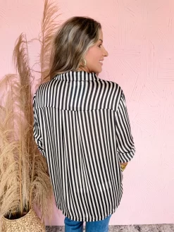 Stay Structured Striped Top- Black 7 Stay Structured Striped Top- Black -Fashion Clothing Store 45039d6d3b1bf45bdf51565da1e141f0 scaled