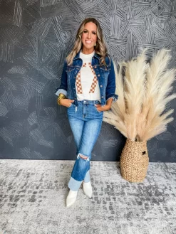 Now Or Never Frayed Hem Washed Jacket