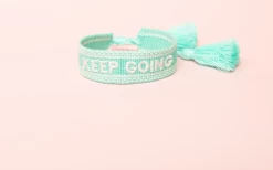 KEEP GOING Woven Bracelet