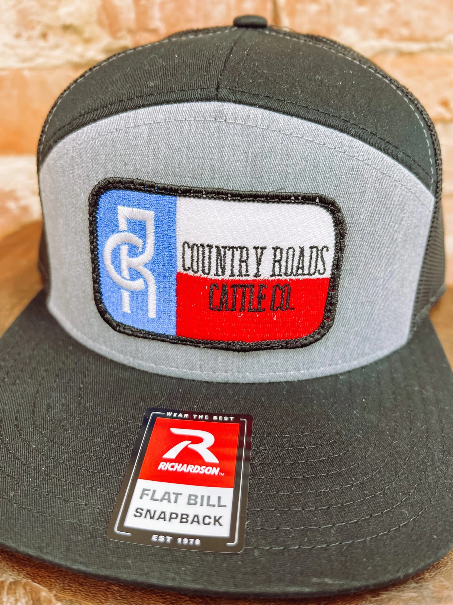 CRCC Texas Flag- Black/ Grey 2 CRCC Texas Flag- Black/ Grey - Image 2