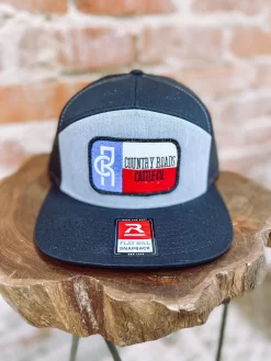 CRCC Texas Flag- Black/ Grey