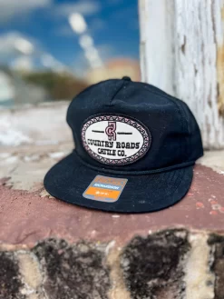 CRCC Flat Bill Cap- Black 5 CRCC Flat Bill Cap- Black -Fashion Clothing Store 47e79697893225246648df6d9dcd3e59 scaled