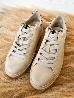 Sienna Sneakers- Gold Cheetah