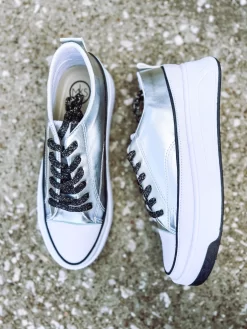 Gaby 4 Sneakers- Silver Metallic