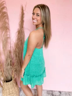 Cute N Sassy Spotted Braided Dress- Green 9 Cute N Sassy Spotted Braided Dress- Green -Fashion Clothing Store 4fa634600ac95f0fa362d2cbd656f978 scaled