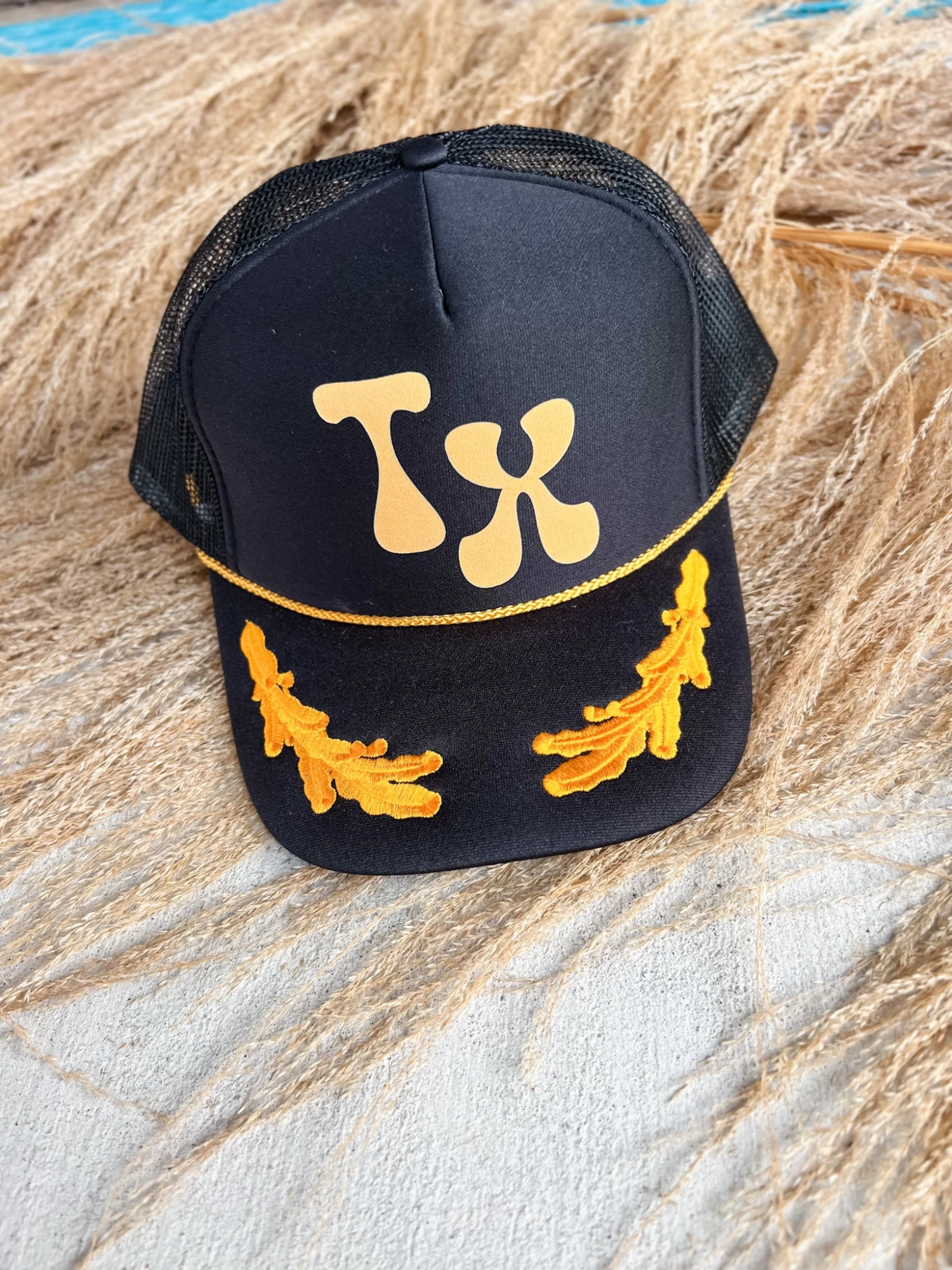 Retro TX Gold Leaf Hat 1 Retro TX Gold Leaf Hat