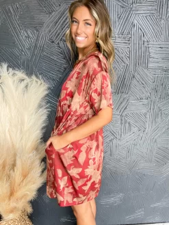 Find Your Passion Floral Mini Dress- Brick -Fashion Clothing Store 507f6d1d51538b5d177947f601dc8d70 scaled